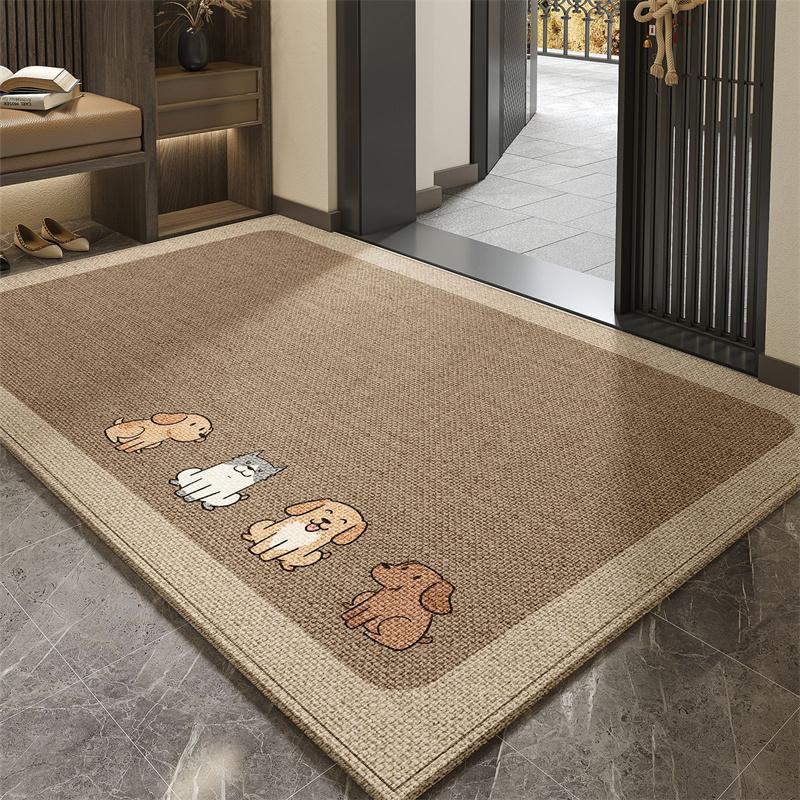 Eingangsteppich Toilettenmatte Badezimmer Rutschfest Stark Saugfähig Toilettentür Bodenmatte Saugfähig Toilette Badezimmer Badezimmerteppich Kieselgur