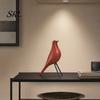 Abstrakte Vogelfigur im nordischen Stil, Schreibtischdekoration, Mittelalterliche Tischstatue im minimalistischen, stromlinienförmigen Design für Zuhause, Büro, Bücherregal, Kaminsims