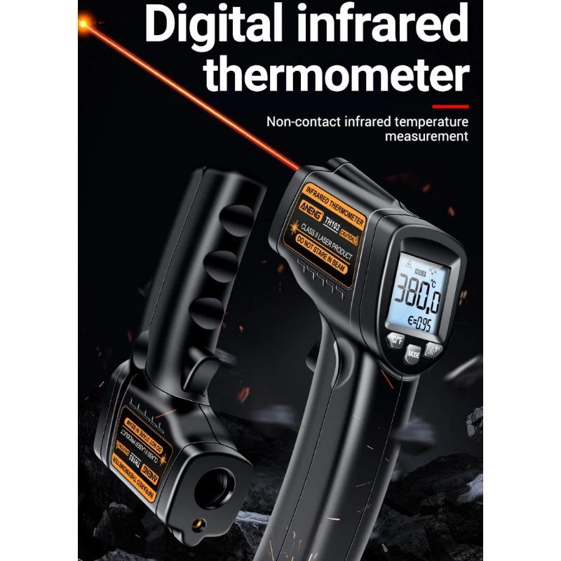 TH103  Infrared Laser Temperature Gun -20°C~380℃ IR Termometro Gun Sensor Testers NonContact Laser Temperature Gauge Tools