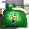 Biancheria da letto con motivo Neymar Decorazione per la casa Regalo di compleanno e per feste (1 * copripiumino + 2 * federa, senza nucleo)