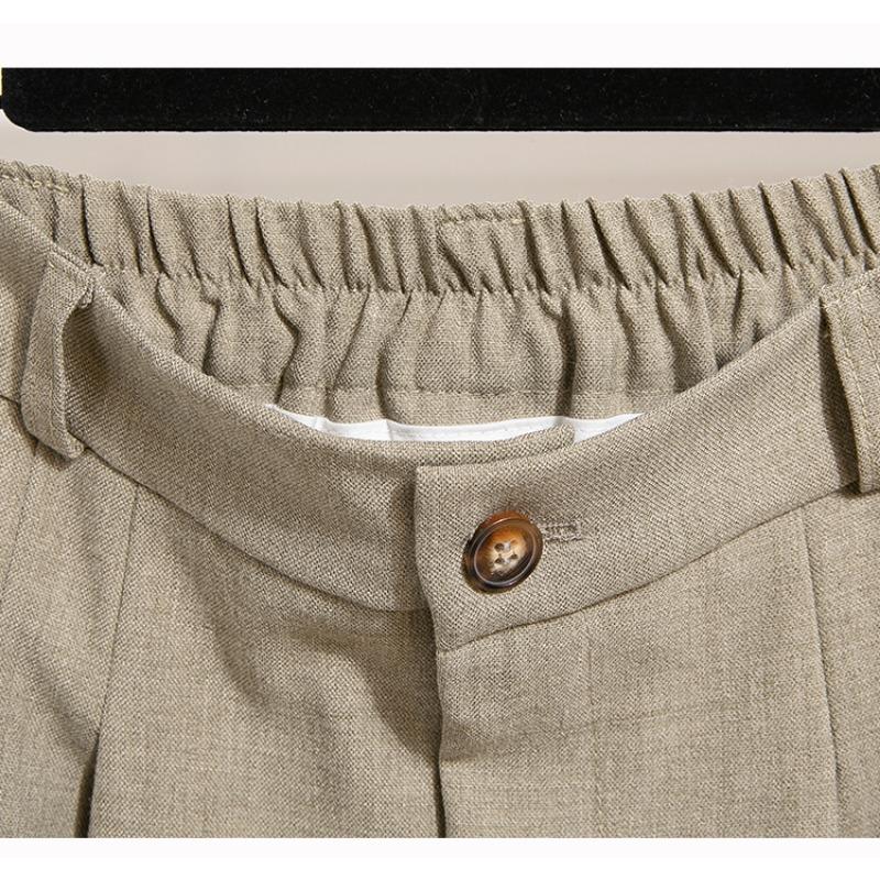 Dimanaf 2024 Spring Summer Plus Size Women Long Pants Trousers Loose Wide Leg Pants Casual Solid Large Size 5XL A