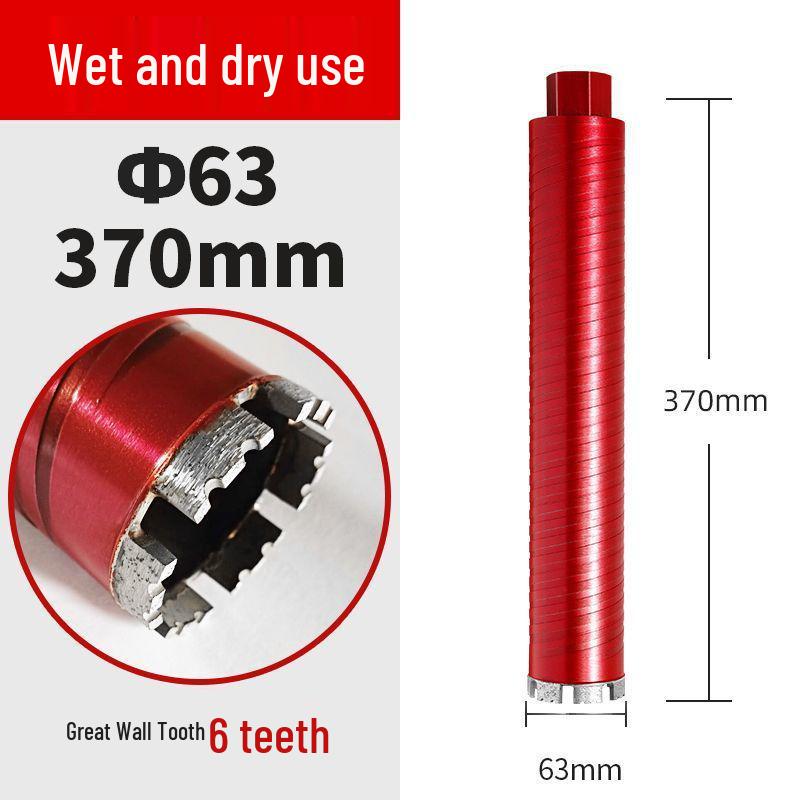 Threaded Diamond Drill Bit for Dry & Wet Use - Ideal for Hole Opening and Air Conditioning Drilling.