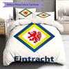 Eintracht Glory Bedding Quilt Set Quilt Cover Pillowcase Home Decoration Birthday Gift (1 * duvet cover + 2 * pillowcase, without core)