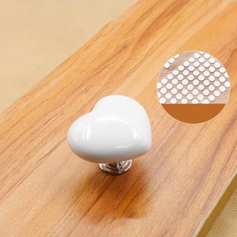 4PCS Toilet Press Button Heart Shaped Press Tank Push Buttons Creative Bathroom Accessory