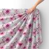 Royal Samt Stoff Polyester Zum Nähen - Motiv Blumen - Rdx2507