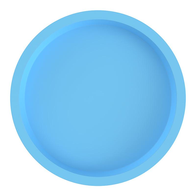 6-Inch Rainbow Silicone Chiffon Pan for Jelly, Pudding & Cake