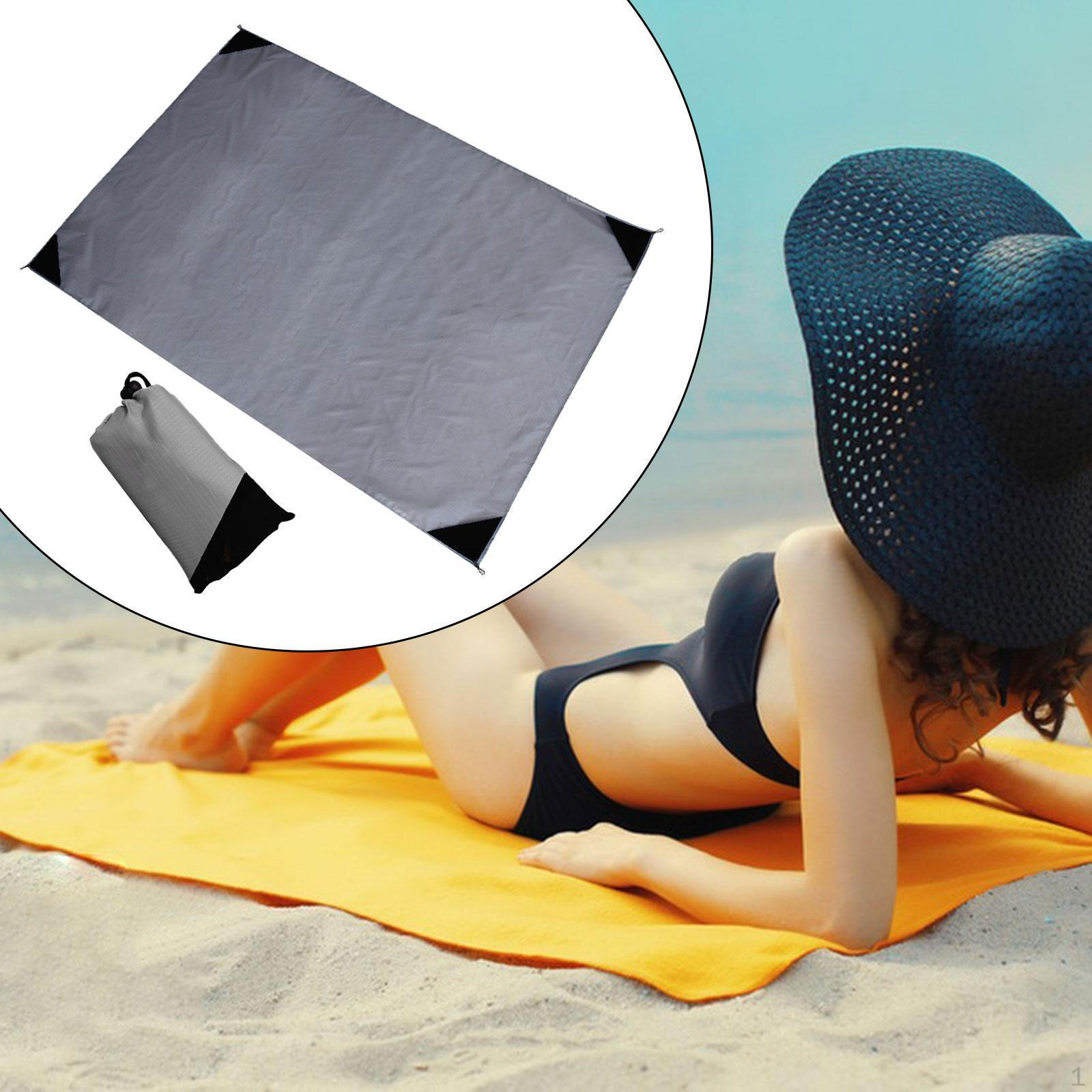 

Одеяло для пикника на открытом воздухе, игровой коврик для кемпинга с сумкой для хранения, пляжная лужайка для барбекю летом XXL