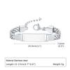 A Variety Of Children'S Curved Brand Stainless Steel Gold Bracelet Women, Fashionable Personality Can Be Engraved 798
