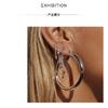 Hoop Earrings for Women, Ins Trendy European Style Niche Design Elegant High Grade Fashion Jewelry