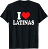 I Heart Latinas T Shirt - Pride Statement Tee T-Shirt Mens Kids