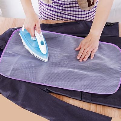 High-Temperature Resistant Mesh Ironing Mat Protective Cloth for Garments, Insulated Pressing Pad, Home Use.
