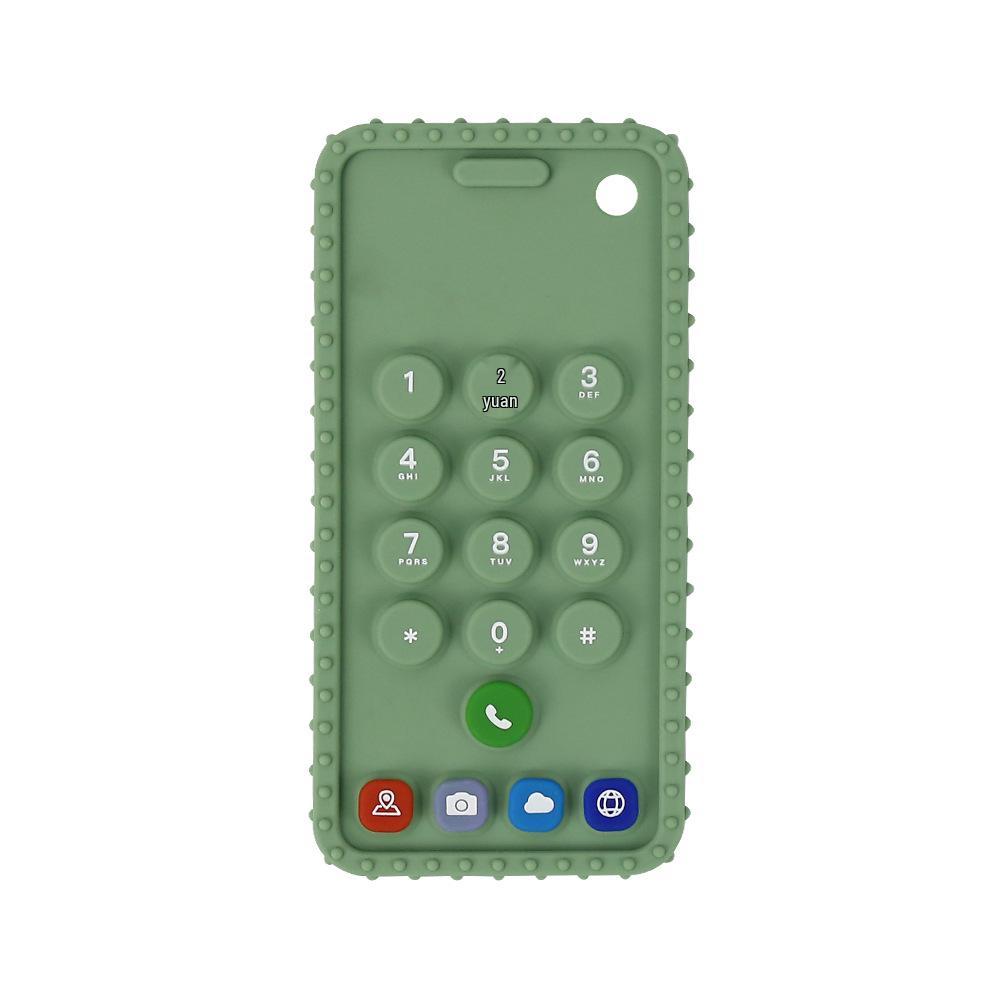 Silicone Teether Remote Control Toy for Babies 6+ Months