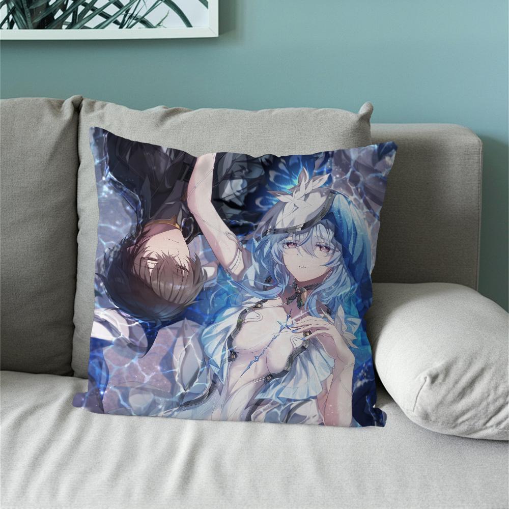 Heißes Spiel Wuthering Waves Der Uferwächter Kissenbezug Sofa Wohnzimmer Schlafzimmer Kopfteil Rückenlehnenkissen Quadratisches Kissen Nickerchenzeit