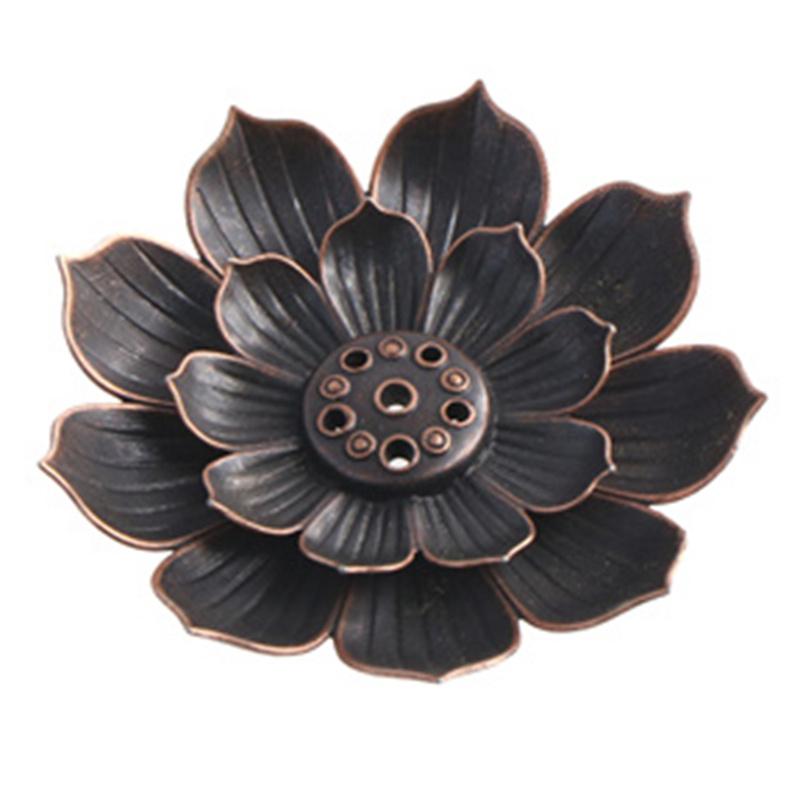 Hliníková vonná tyčinka Držák talíře Talíř hořáku Buddhismus Cívka Lotosová kadidelnice