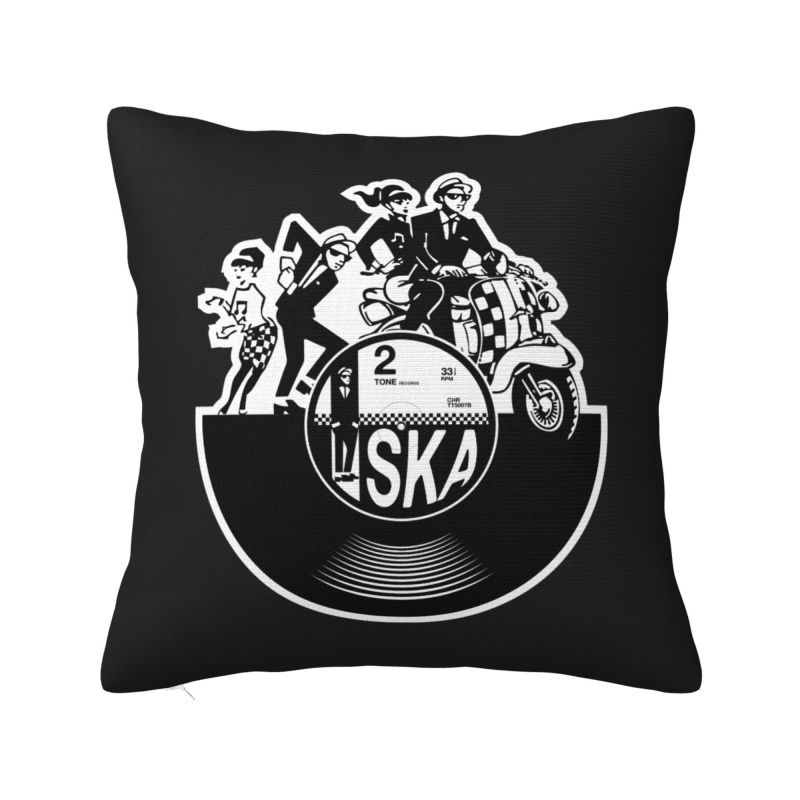 Custom Ska Reggae Jamaica Music Pillow Case Cushions Cover For Sofa Square Pillowcase