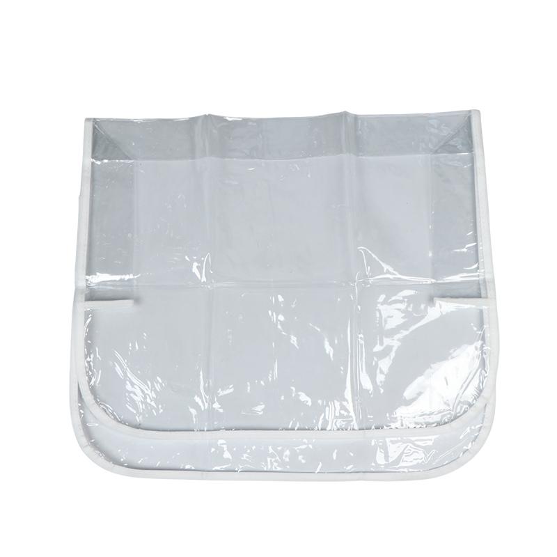 1Pcs Salon Chair Cover Pvc Clear Hairdressing Chair Covers Protectors Universal Waterproof Barber Chair Back Covers Round/Square