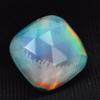 Lab-Created Opal Loose Gemstone Multi-Color Doublet 5 ct Square Cushion Cut for Jewelry Designs