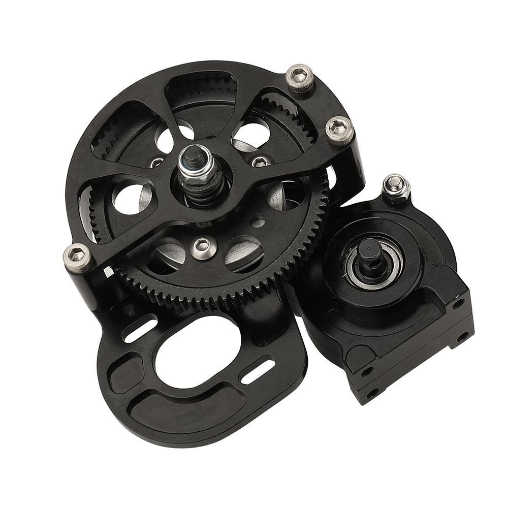 1/10 RC Car Metal Transmission Gearbox Assembly Tranny With Straight Gear for RC Crawler Car Axial SCX10 D90 Upgrade Parts