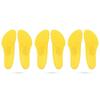 Li Ning Badminton Sports Series Ultra Soft High Elastic Sweat Absorbing Breathable Shock Absorption 3 Pairs Set Unisex Footwear Black Yellow AXZS002-1