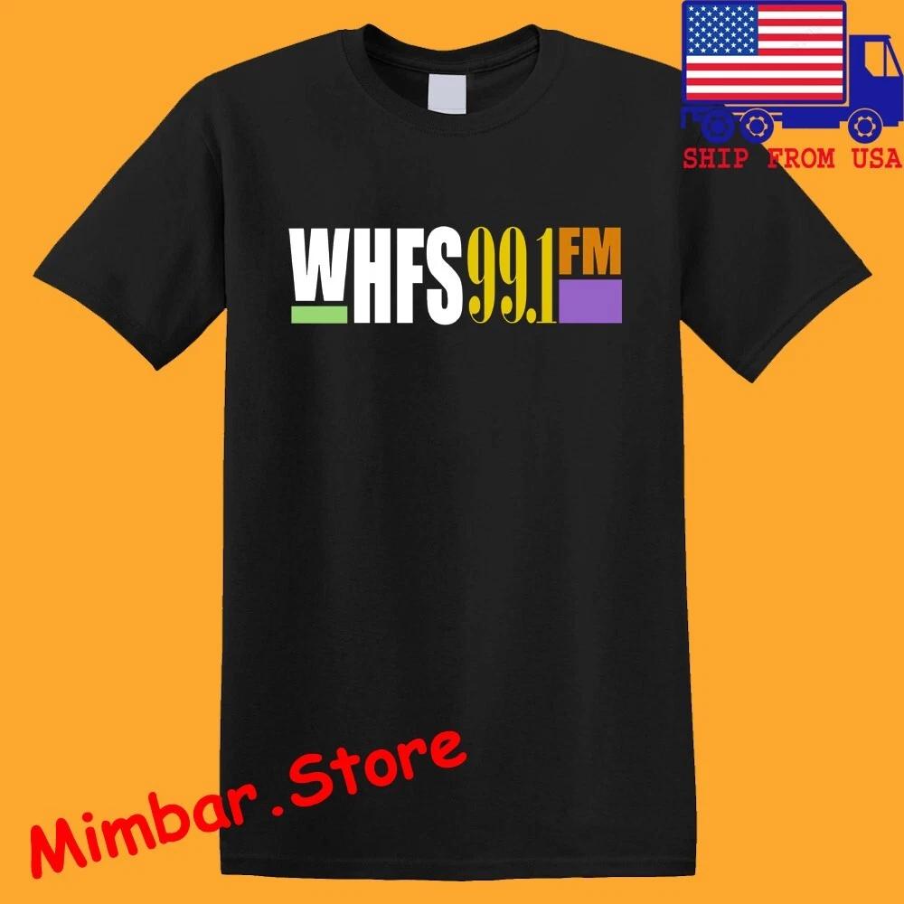 WHFS 99.1 FM Washington Radio Men s Black Size S-5XL S