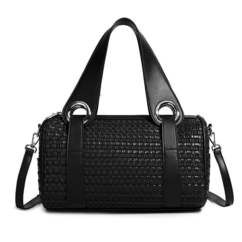 

Fashi Women PU Leather Tote Bag, Shoulder & Crossbody & Handbag Set, 2026 New Large Capacity Casual Hobo Purses for Shopping чёрный