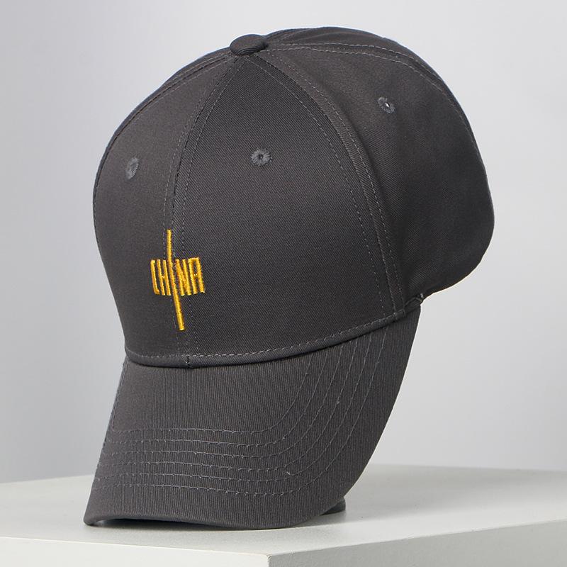 2025 New Chinese Style Embroidery National Men's Hat Fashion Cap Ins Stream Baseball Cap Women Show Small Face