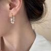 Vacation Design Natural Stone Beaded Pearl Pendant Earrings for Women and Girls Fashion Jewelry Unusual Accessories