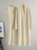 Women's Cross-Border Knit Cardigan & Dress Two-Piece Set - Spring/Autumn Style