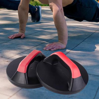 2x Rotating Push Up Handles Strength Training Equipment Workout Anti Slip Rotatable Bars for