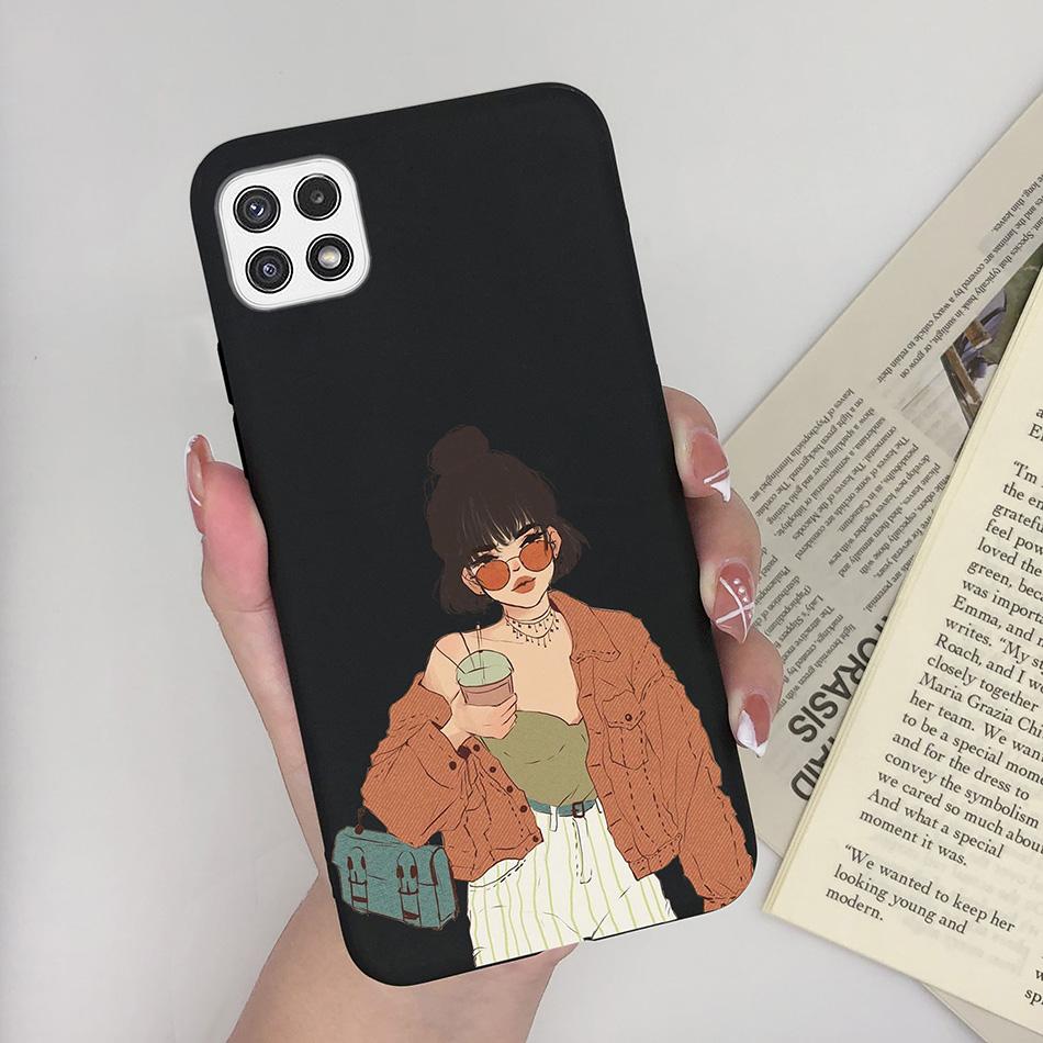 For Samsung Galaxy A22 A22s F42 5G Case Cute Avocado Silicon Back Soft Phone Cover For Samsung A 22 A 22s F 42 5G Colorful Shell