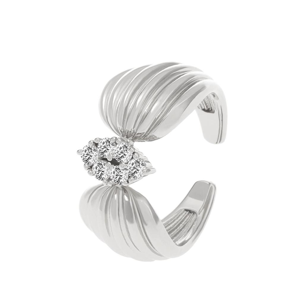 High-End Cross-Border Fashion Bow Ring for Women - European & American Style Open Index Finger Accessory