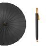 Nanjiao Retro Wooden Handle 24-Rib Windproof Long Umbrella