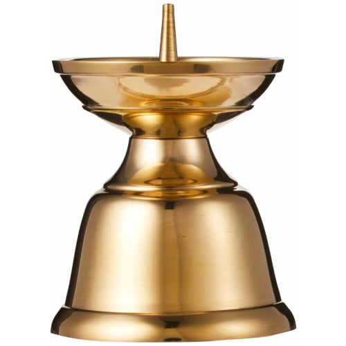Fitpost Brass Daruma Fire Stand, Medium, 3.75cm, 10423