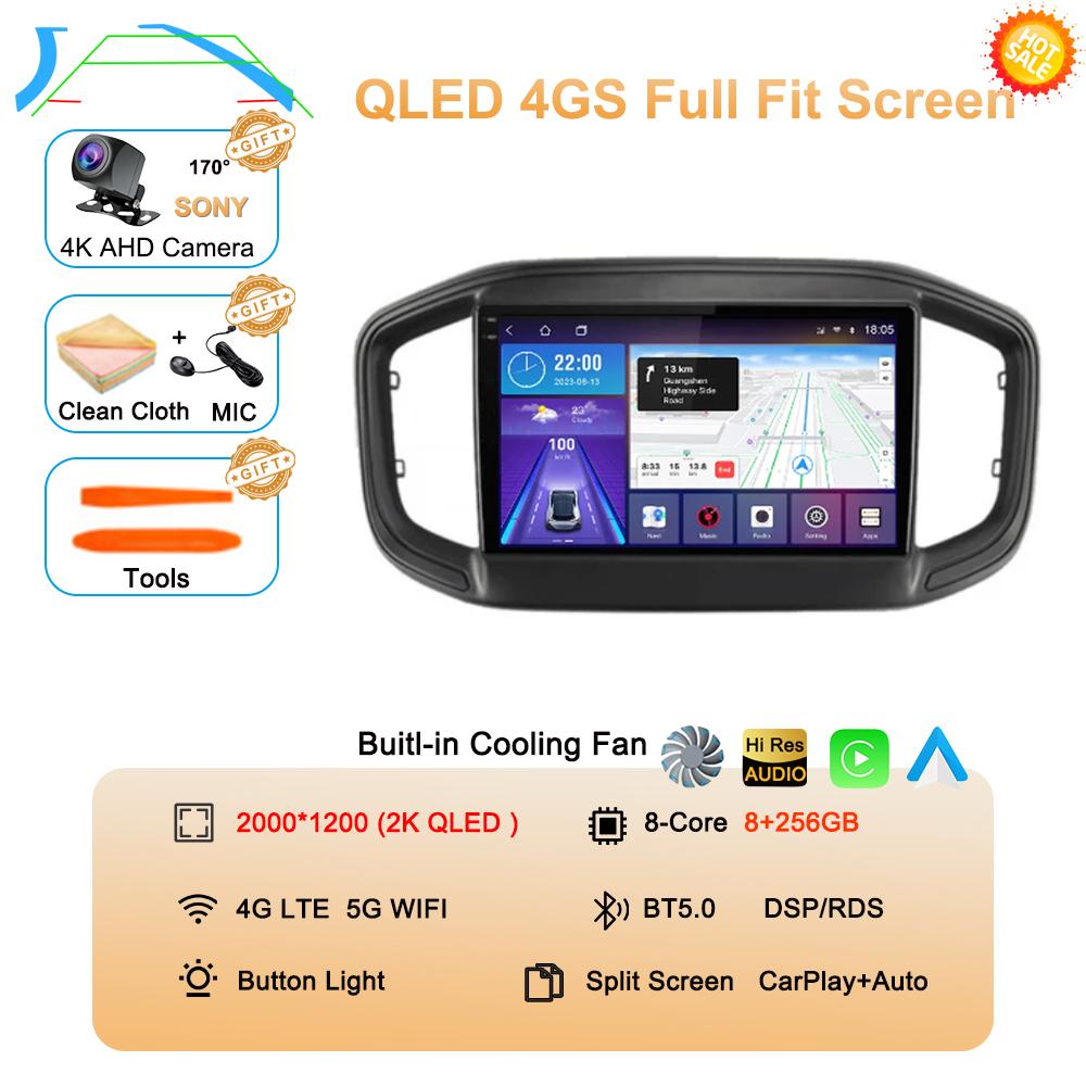 Android 14 Auto Carplay For Fiat Strada 2020 2021 2022 Car Radio Multimedia Video Player GPS Navigation Stereo 360 Camera WIFI