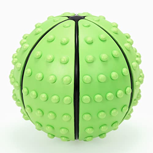 IRONMAN CLUB Shiatsu Stretch Ball KW-900, Refreshing Training, Relieves Kneading, Green x Black