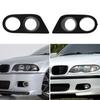2 buc Fibră de Carbon Pentru BMW E46 M3 Mașină cu 2 Uși Acoperire Lămpi de Ceață Cadru Lampă 2001-2006 Bar Grilă Capotă Față Accesorii Lumini