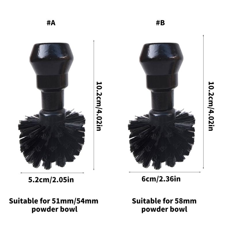 Coffee Portafilter Brush,Professional Coffee Tool Effectively Cleaning,Espresso Machine Portafilter Cleaning Brush