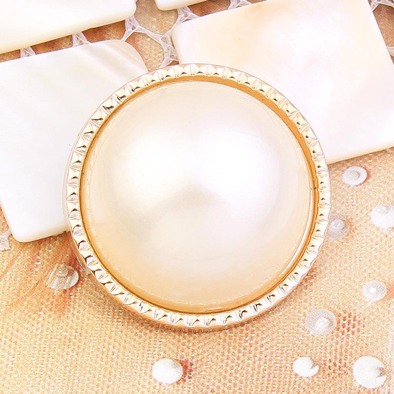10Pcs Pearl Buttons Pajamas Coats Sweaters Women'S Round Versatile High-End Decorative Buttons Daquan Clothes Accessories