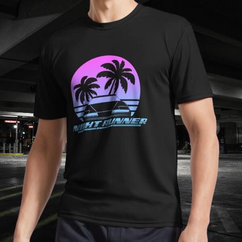 

Night Runner Racing Club (Gradient Logo Active T-Shirt Funny Size S to 5XL 4XL