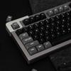 Mintcaps Grey Black Keycap Set, 150 Keys, MSA Profile Double-Shot Custom Keycaps for Cherry MX, Gateron, Kailh Box Switches