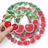 50 Cherry Doodle Cartoon Fruit Stickers - Waterproof DIY for Phone Cases & Suitcases