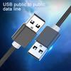 Super Extension Cable Cord Male Speed Dual-head USB2.0 to Male Data for Mobile Hard