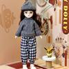 Thick Hair 30cm Bjd Doll Korean Makeup Look 1/6 BJD Doll Mini Girl Toy  Girls Gifts