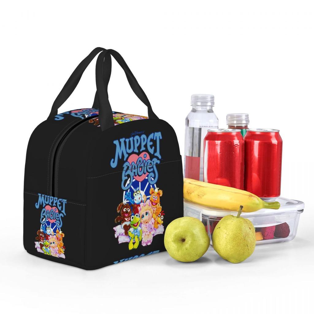 Muppet Babies Isolierte Lunchtasche für Damen Büro-Kühltasche Thermische Lebensmittelbox Tragetasche Auslaufsichere Lunchboxen Behälter