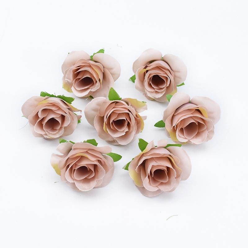 Artificial flowers Silk Roses Bud Home festival party Outdoor Garden arch Decor Diy gift candy box brooch Wedding Bridal Bouquet