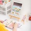 Artist Multifunction Small Wooden Holder Painting Easel Shelf Display Stand