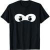 Rolig Ninja-kostym T-shirt Ninja Eyes Khan Herr Dam Linne Tröja Huvtröja 362 Svart