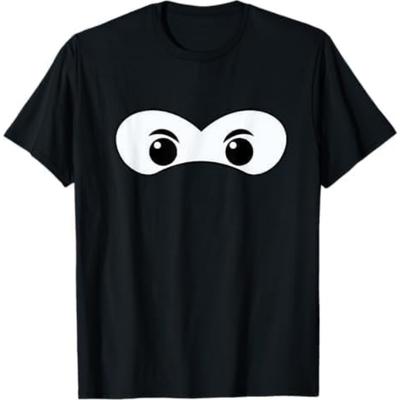 Funny Ninja Costume T-Shirt Ninja Eyes Khan Mens Womens Tank Top Sweatshirt Hoodie 362 Black