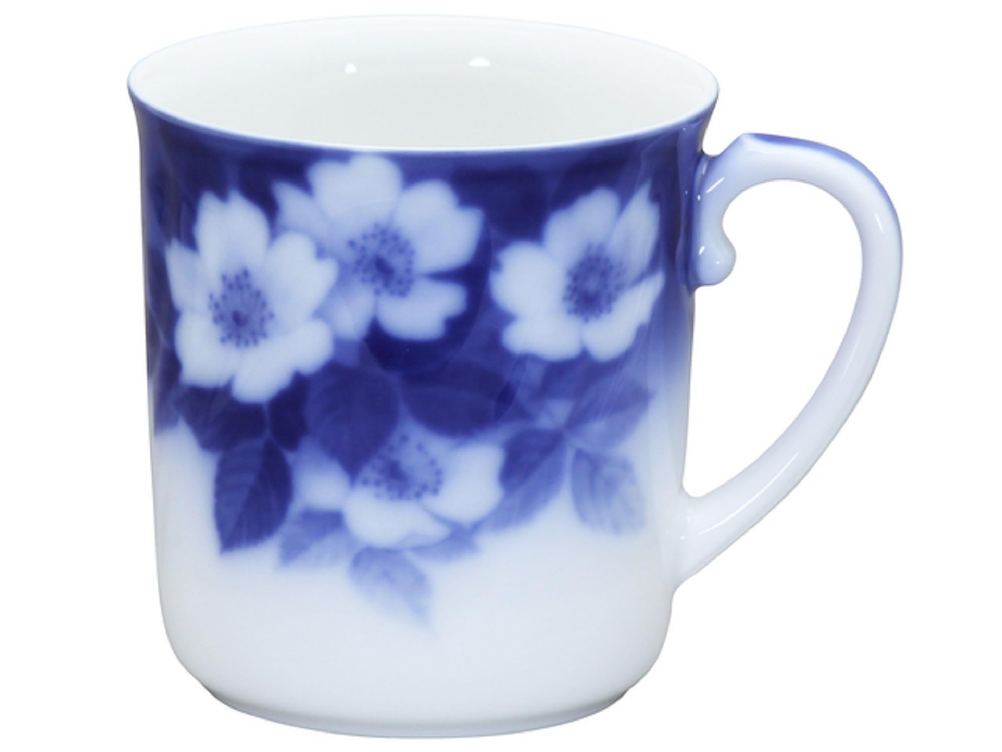 

Okura Art Pottery Rosa Canina Microwave and Dishwasher Made in Mug, Coffee/Tea, Approx. 310cc, Safe, Japan, 126C/A783-1