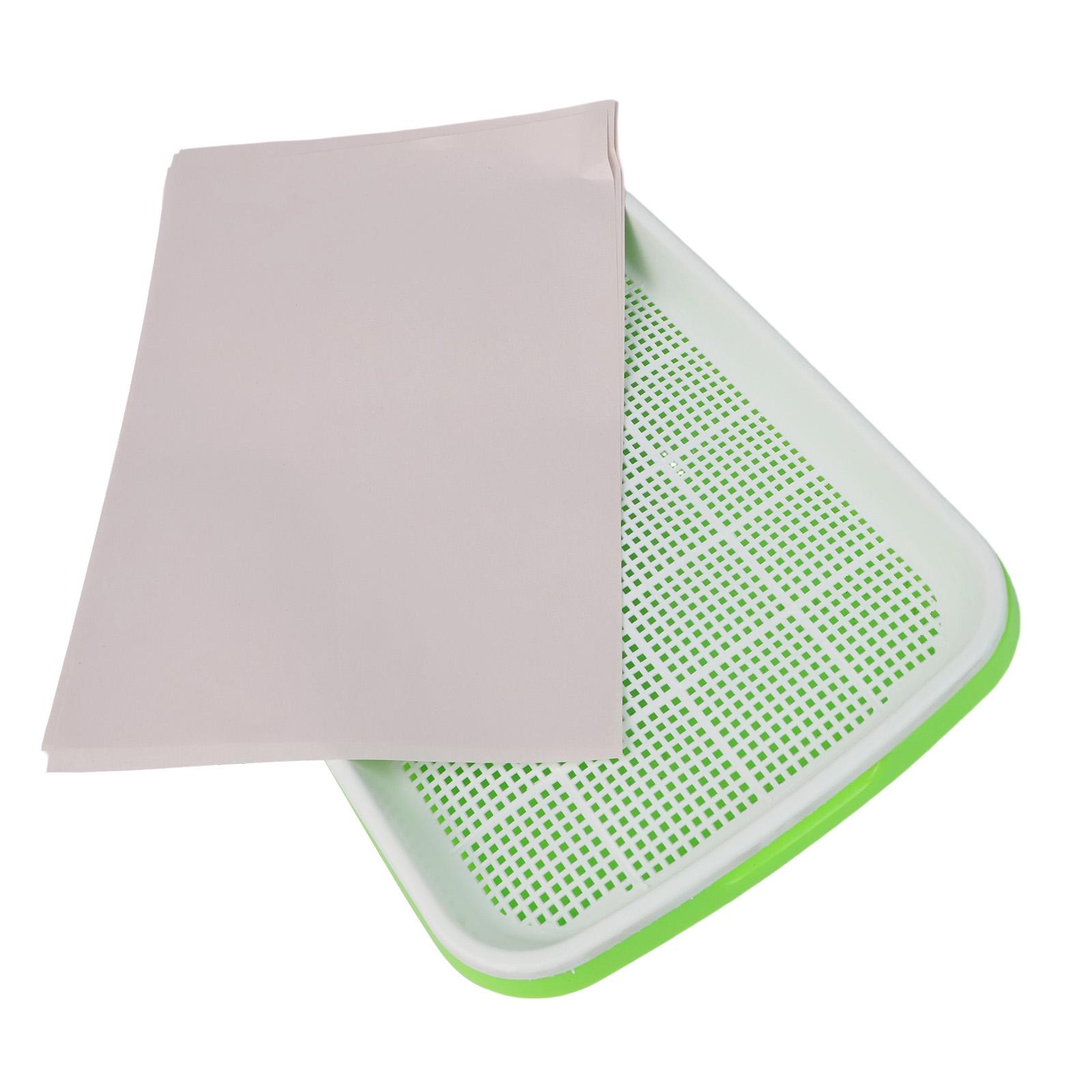 

Microgreens Growing Tray with Two Layers and 10 Germination Papers Plastic Tray Designed for Sprouts and Indoor Gardening China Mainland